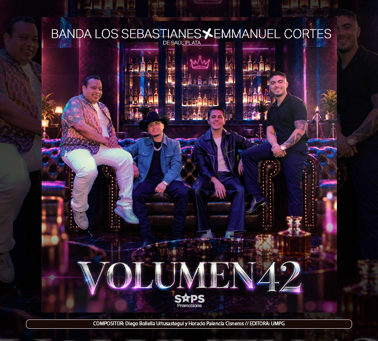 Banda Los Sebastianes Ft. Emmanuel Cortes - "Volumen 42"